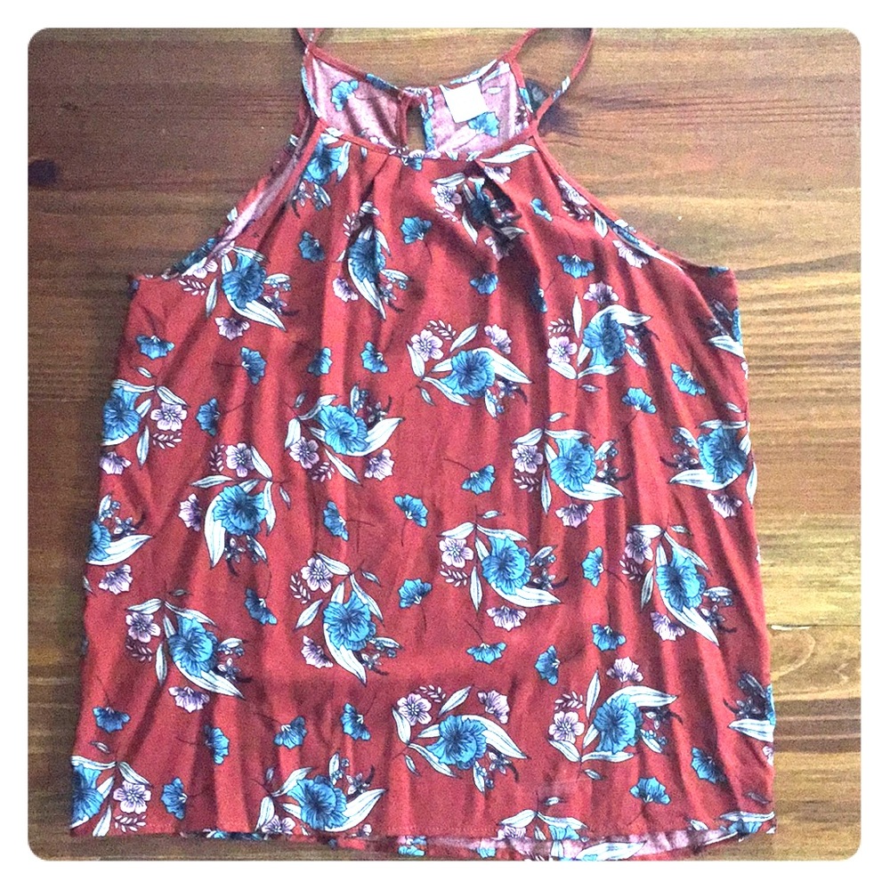 NWOT Stitch Fix floral rayon top size L